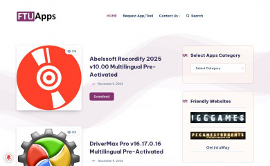 ftuapps.io screenshot