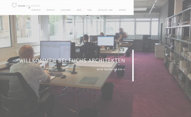 fuchs-architekten-esslingen.de screenshot
