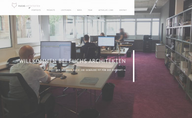 fuchs-architekten-esslingen.de screenshot