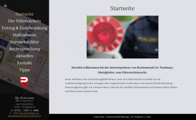 fuehrerscheinrecht.at screenshot