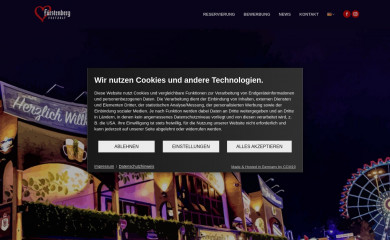 fuerstenbergzelt.de screenshot