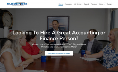 fulcrumstaffing.com screenshot
