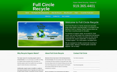 fullcirclerecyclenc.com screenshot