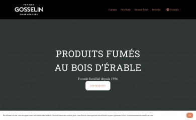 fumoirsgosselin.com screenshot