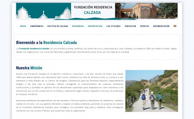 fundacionresidenciacalzada.com screenshot