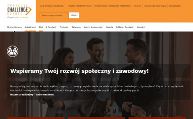 fundacjachallenge.org screenshot