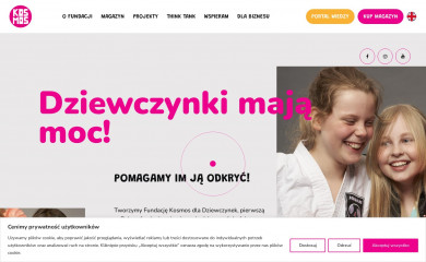 fundacjakosmos.org screenshot