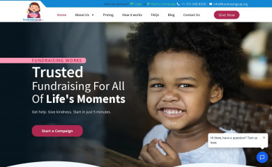 fundraisingcup.org screenshot