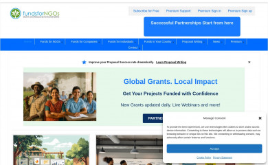 fundsforngos.org screenshot