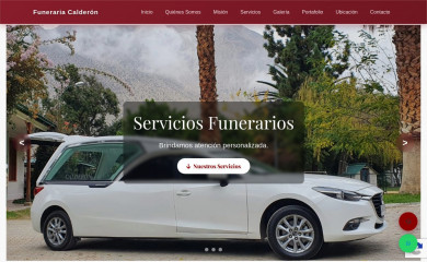funerariacalderon.cl screenshot