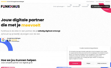https://www.funkhaus.be/ screenshot