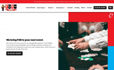 funservicesneia.com screenshot