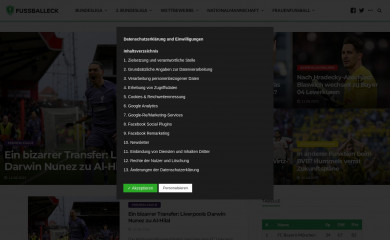 fussballeck.com screenshot