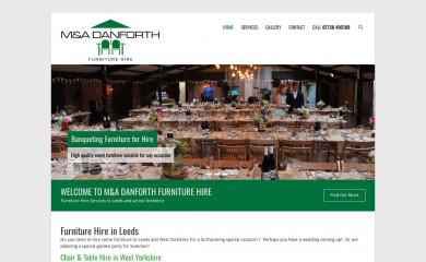 furniture4hire.com screenshot