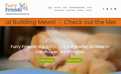 furryfriendswa.org screenshot