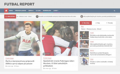 futbalreport.sk screenshot