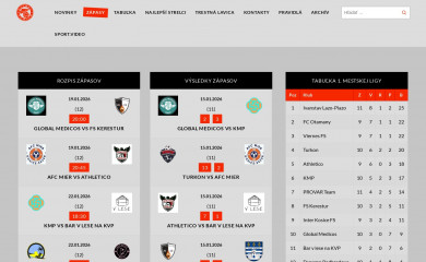 futsal-ke.sk screenshot