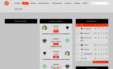 futsal-ke.sk screenshot