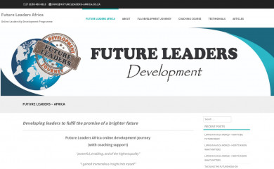 futureleaders-africa.co.za screenshot