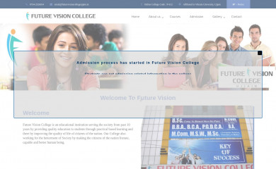 futurevisioncollegeujjain.in screenshot