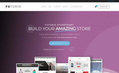 https://futuriowp.com/futurio-storefront/ screenshot