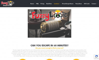 fuzzylogicescaperoom.com screenshot