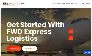 fwdexpresslogistics.com screenshot