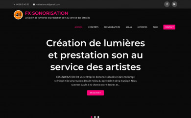 fxsonorisation.com screenshot