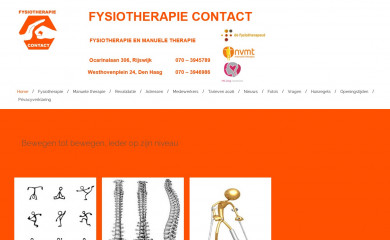 fysiotherapiecontact.nl screenshot