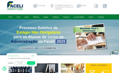 faceli.edu.br screenshot