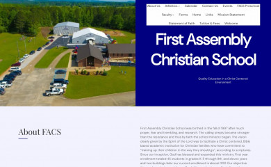 facslions.org screenshot