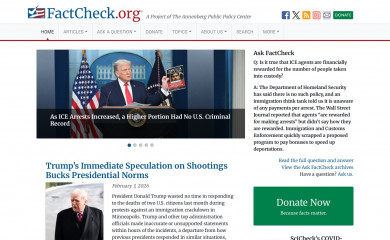factcheck.org screenshot