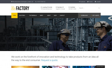 http://factory.commercegurus.com/ screenshot