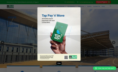 faan.gov.ng screenshot