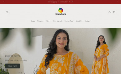 fabculture.in screenshot