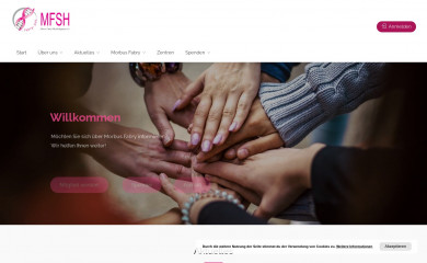 fabry-shg.org screenshot