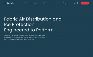 https://fabricair.com screenshot