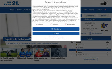 fac.at screenshot