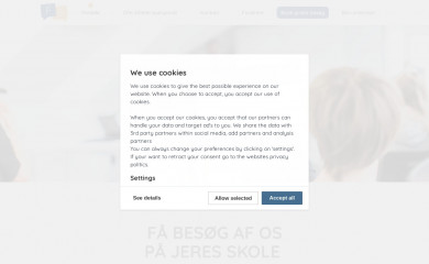 fagbevægelsensskoletjeneste.dk screenshot
