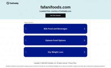 fafanifoods.com screenshot