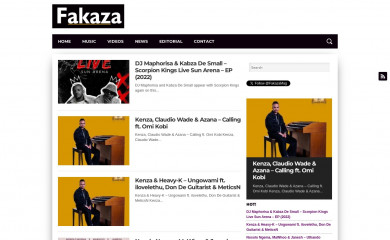 fakaza.com screenshot