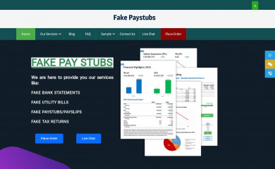 fakepaystubs.net screenshot