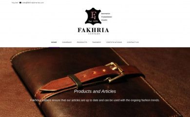 fakhriatanneries.com screenshot