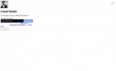 fahadsheikh.net screenshot