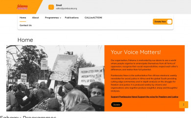 fahamu.org screenshot