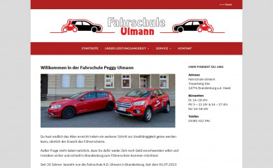 fahrschule-ulmann.de screenshot