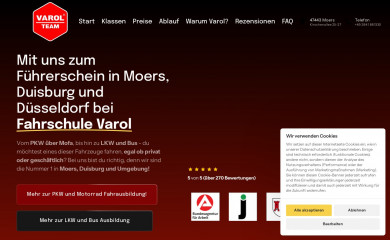 fahrschule-varol.de screenshot