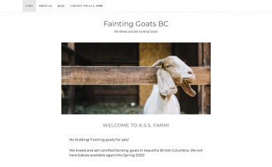 faintinggoat.ca screenshot