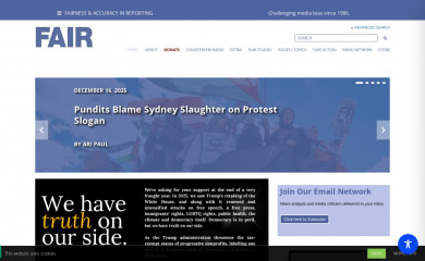fair.org screenshot