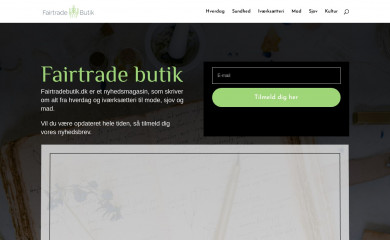 fairtradebutik.dk screenshot